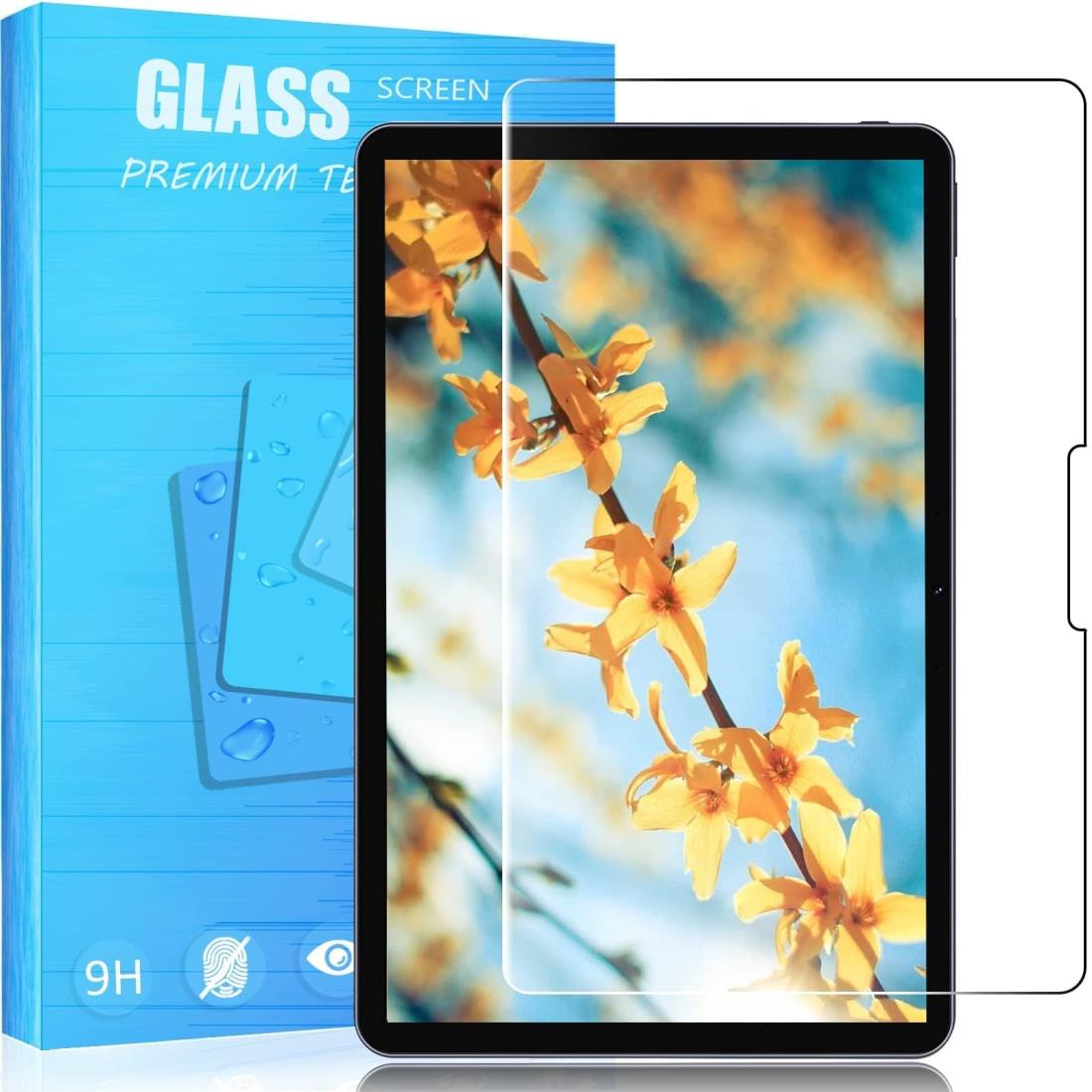 対応 CHUWI hipad air 10.3インチ 用のガラスフィルム 強化ガラスフィルム 耐指紋 撥油性 表面硬度9H ラウンド加工処理 飛散防止処理 光沢表面仕様 画面保護 指紋防止 保護シート 対応 CHUWI hipad air 10.3インチ 用のタブレット 専用 液晶保護フィルム PCduoduo