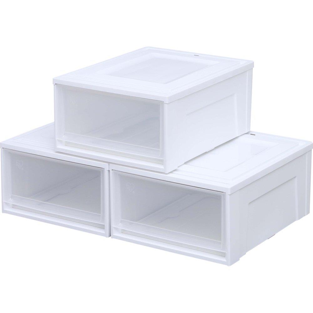 【3個セット】アイリスオーヤマ 収納ケース 引き出し クローゼット 圧倒的高コスパ 衣替え 幅39×奥行50×高さ23.2cm ウォークインクローゼット 衣装ケ...