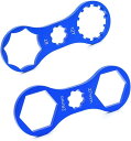 KEWAYO 自転車フロントフォークレンチ フロントフォーク取り外しレンチ 8T / 12T フロントフォーク修復ツール 27mm/28mmフォークキャップレンチ ドリブンロックレンチ 自転車 メンテナンス用品