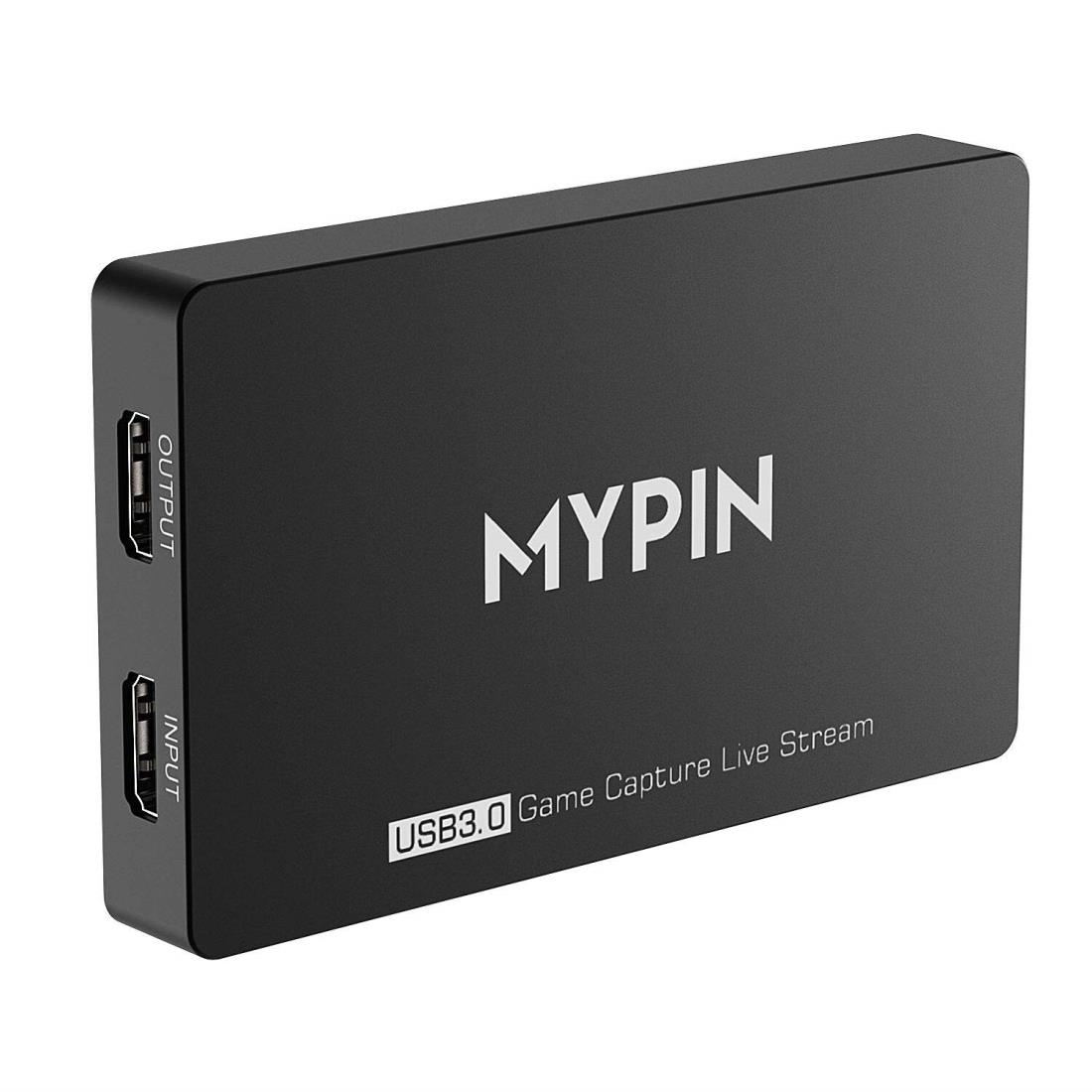 USB3.0対応 · MICマイク機能追加MYPIN HDMIゲームキャプチャー HD1080p/60fps ビデオキャプチャー 実況生配信 画面共有 ゲームライブストリーミング可能 ゲーム録画/ライブ配信用 YouTube、Facebook、Twitterへのアップロードできる 取扱説明書付属 型番VG0091