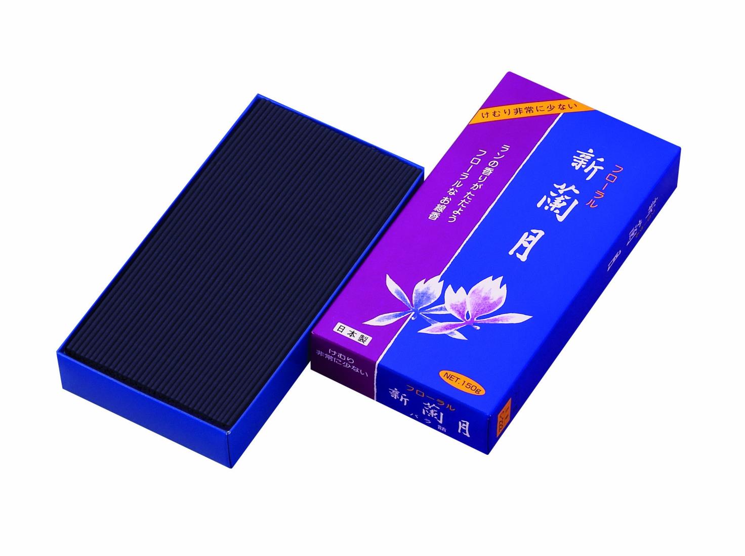 孔官堂のお線香 新蘭月 バラ詰 約150g #C-222