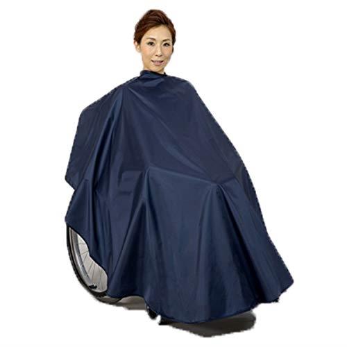 エクセル No.9001 ニュー車イス用クロス 散髪ケープ/刈布/パーマ/カラー/シャンプー対応 (ネイビー)