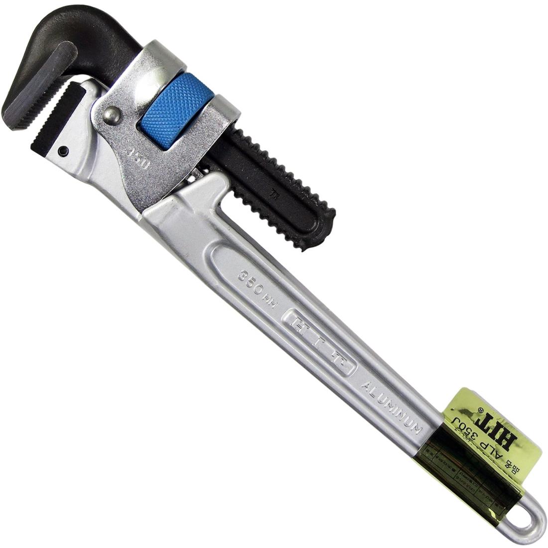 ヒット商事 HIT 被覆管用ブルーアルミパイプレンチ (J型) 白管兼用型 350mm ALP 350J