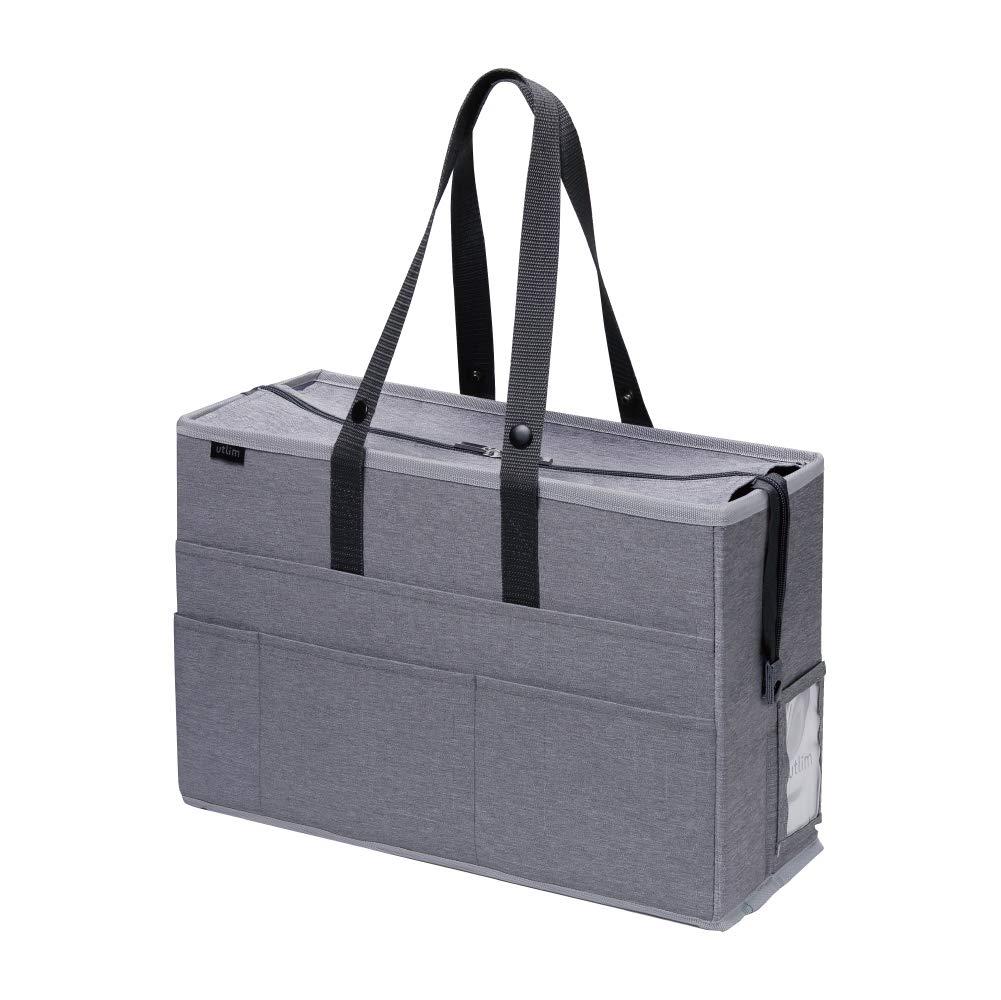 ソニック(Sonic) キャビネットバッグ ユートリム フタ付 A4ノートPCグレー UT-1091-GL