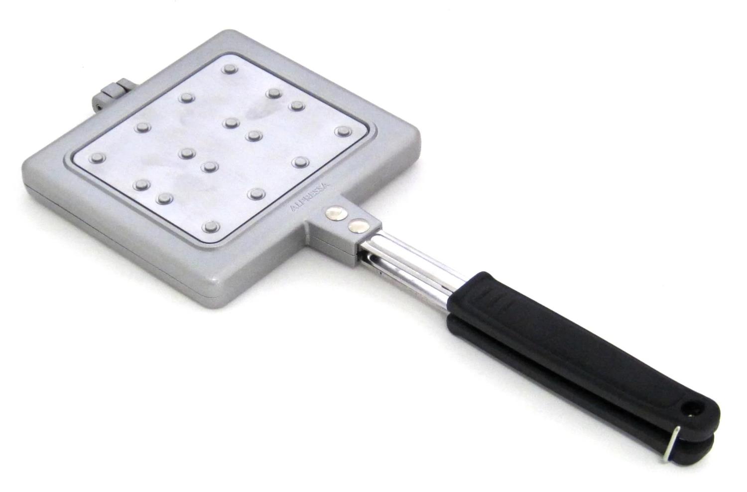 杉山金属 ワッフル IH・ガス火対応 アウトドア フッ素加工 日本製 約14×34cm KS-2936