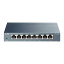 【ネット限定】TP-Link 8ポート スイッチングハブ 10/100/1000Mbps ギガビット 金属筺体 設定不要 TL-SG608