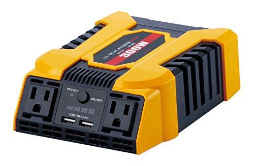 BAL ( 大橋産業 ) DC/ACインバーター 矩形波 DC12V車専用 定格出力:300W 2804