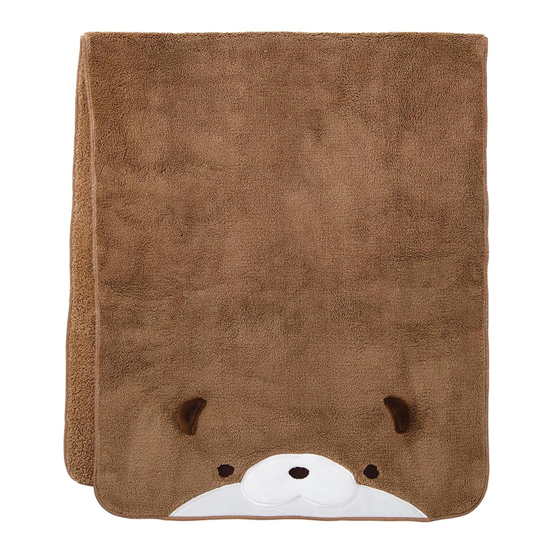 りぶはあと ヘアドライタオル アニマルきゅうそくタオル カワウソ (全長約100cm) 吸水速乾 やわらかい ..