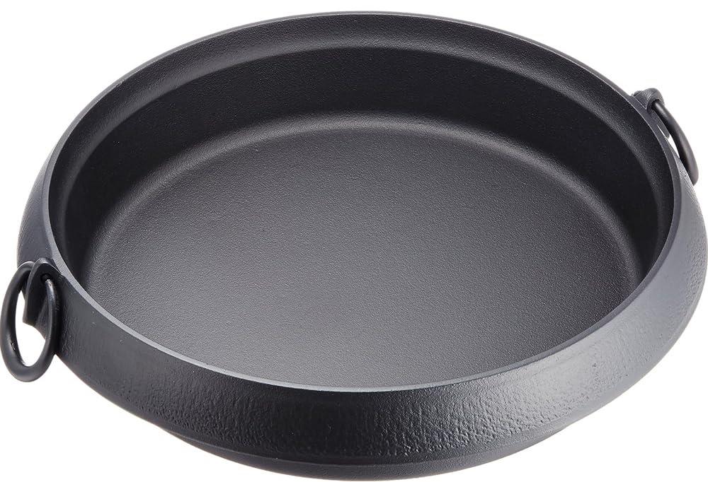 岩鋳 Iwachu すき焼き鍋 美肌 大 黒焼付 IH対応 南部鉄器 20015