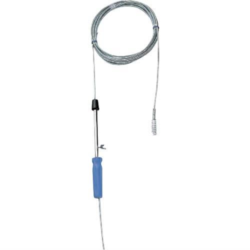 SANEI(サンエイ) パイプクリーナー 長さ15m 排水管のつまり解消・掃除に 折れにくい2重巻構造 PR80-15M