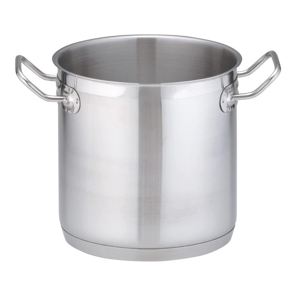 遠藤商事(Endo Shoji) TKG 寸胴鍋 20cm ステンレス製で錆びにくく丈夫で衛生的 IH対応 熱伝導・熱保温に優秀な材質(多層構造)使用でスピード調理可能 外径×深さ(mm)215×195板厚(mm)0.8底径(mm)190 質量(kg)1.7 TKG PRO シリーズ 業務用 AZV6620