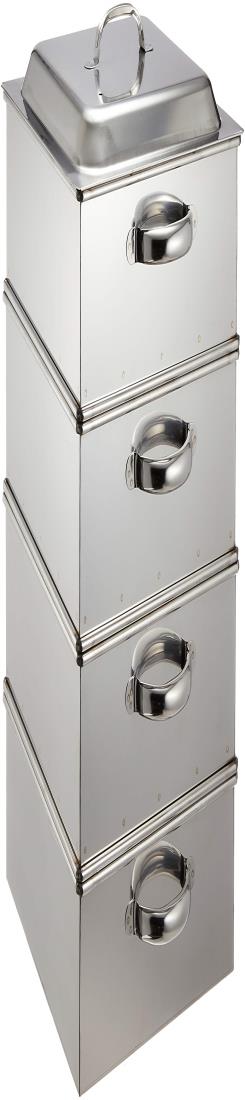 EBM 18-8 業務用角蒸器 30cm 3段