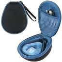 co2crea ハードトラベルケース AfterShokz Aeropex/TREKZ/OpenRun/OpenMoveオープンイヤーワイヤレス骨伝導ヘッドフォン用 (ブルー)(2)