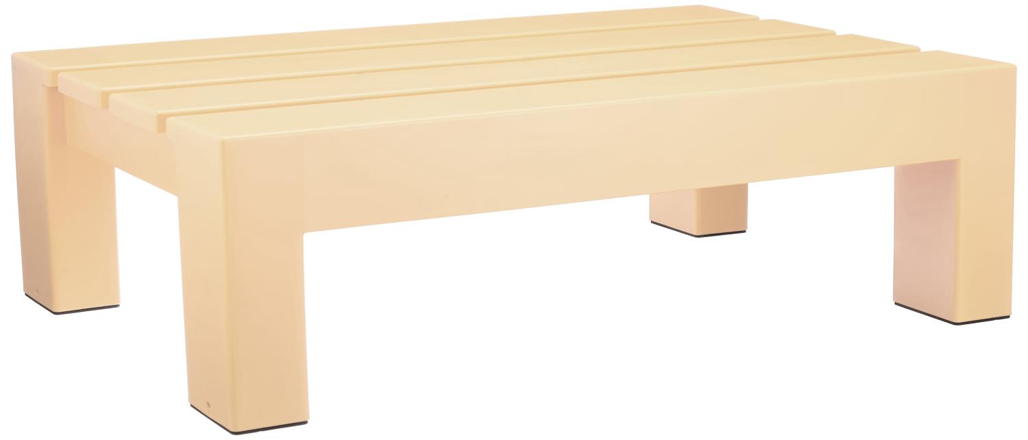 小原産業 プラスチック万能台 長方形 ベージュ ST-409