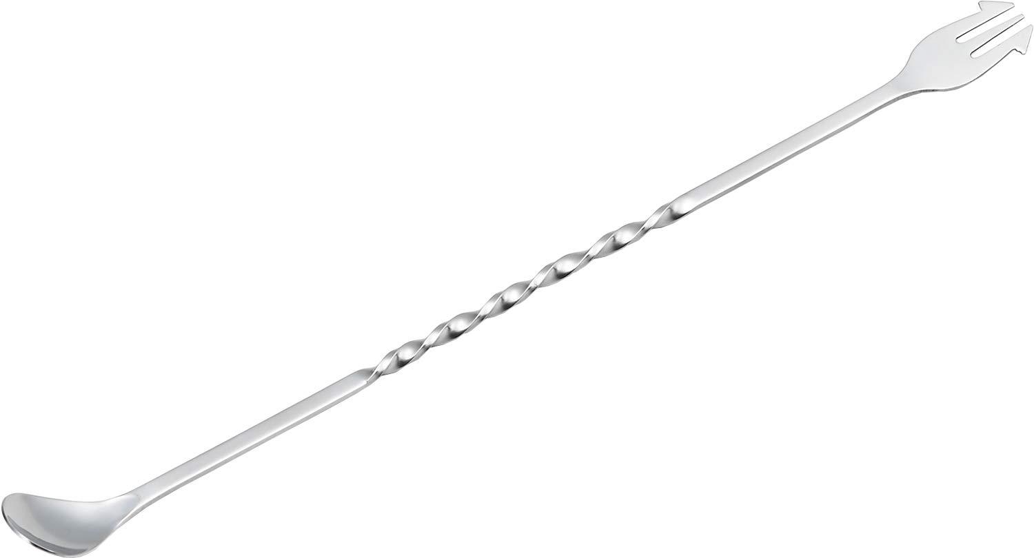 ヨシカワ 日本製 全長24.2×幅1.7cm スプーン 料理 味見スプーン ＆ フォーク シルバー YJ2779