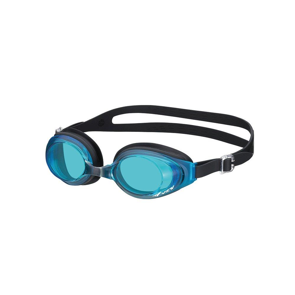 ビュー 日本製 スイミングゴーグル 大人用 視界が広く泳ぎやすいフィットネスモデル UVカット機能付で海水浴にも V610 AMBK