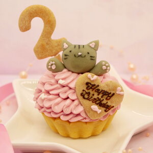 ハッピープリティーウーにゃん　お祝い　誕生日　猫用ケーキ　犬用ケーキ