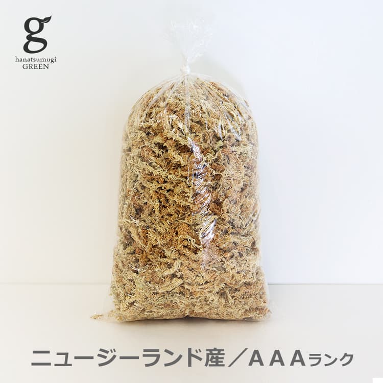 水苔 ニュージランド産 AAAランク 100g 使い切り 小分け 乾燥水苔 spagmoss パッケージなし