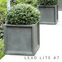 植木鉢 大型 LL ブリティッシュ Pキューブ 47【EB-18061647】LEAD LITE おしゃれ 大型 鉢 植木鉢 ガーデニング ポット プランター ...