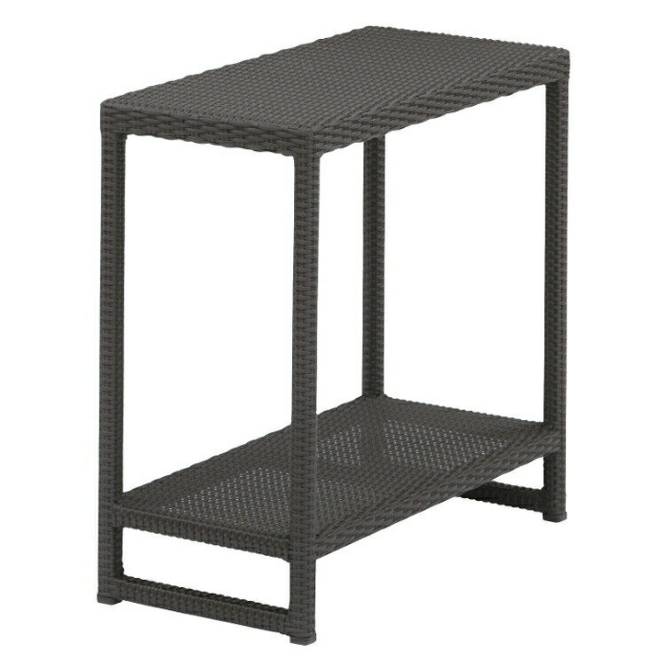 \送料無料/ロムガーデン 庭座 シンプルシェルフ 【KFB-11S1 34915900】ガーデン テーブル エクステリア タカショー 人工 ラタン