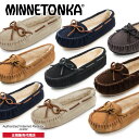 MINNETONKA ミネトンカ 正規販売代理店 正規品 【CALLY SLIPPER】キャリースリッパ 【4010 4011 4012 4014 4015 4018】 モカシン スリップオン スリッパ フラット スエード ボア ファー 本革