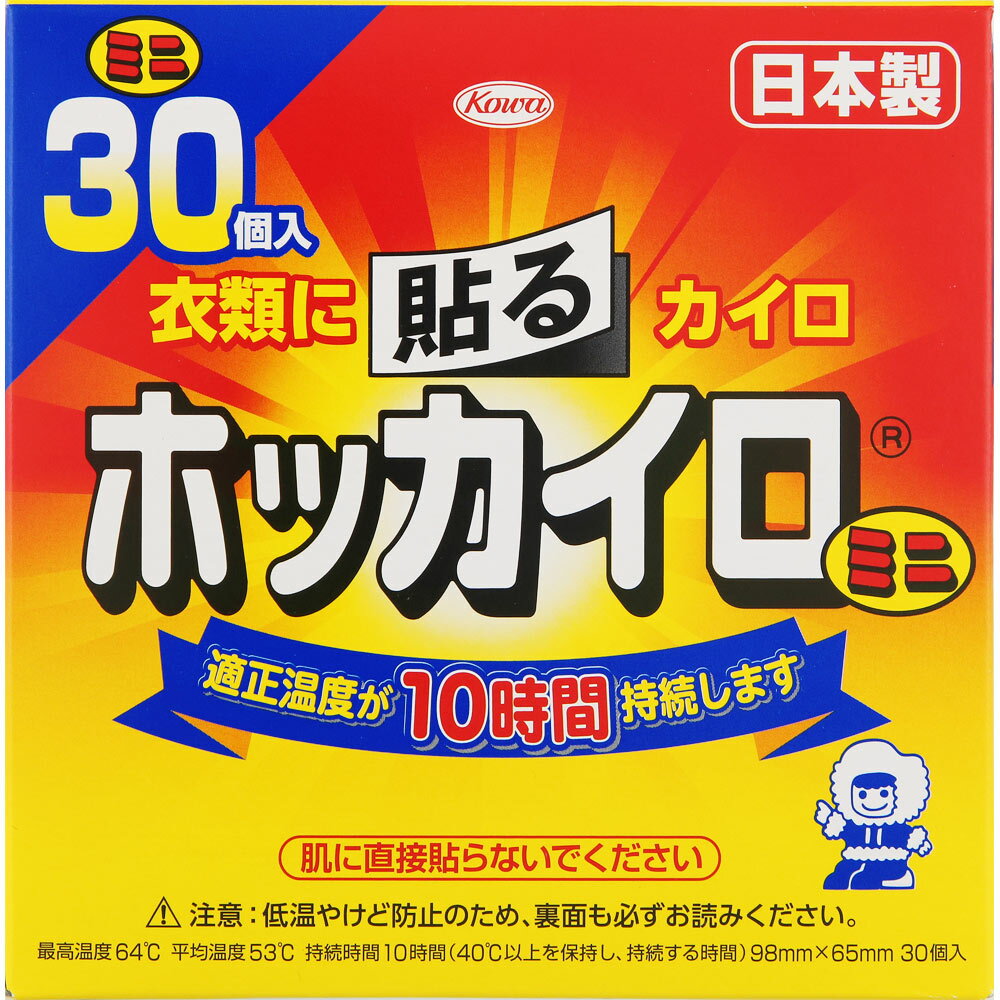 興和 ホッカイロ 貼るミニ 30枚入り(4987067827503)