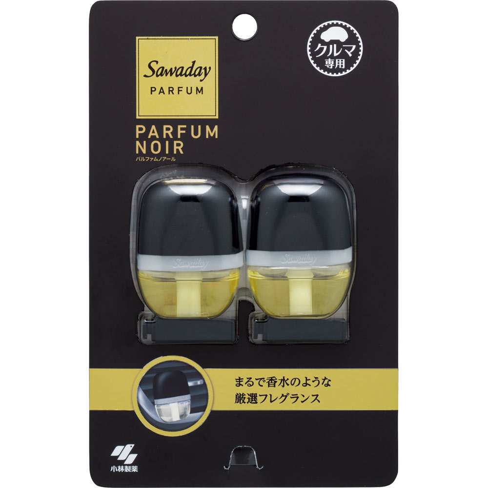 Sawadayクルマ専用クリップ パルファムノアール お徳用パック 12mL（6mL×2個） (4987072051955)【定形外郵便発送】