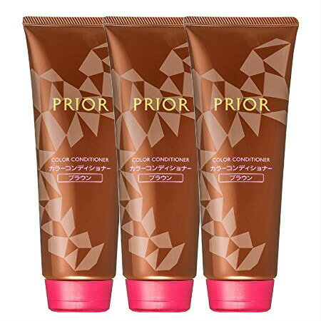 プリオール カラーコンディショナー N ブラウン 230g 【3個セット】 (4901872063451-3)