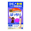 商品情報■ 特長 ●国産鶏肉の旨みがたっぷりの、おいしいクリームペースト状のサプリメントです。 ●そのままではもちろん、いつものフードにかけるだけです。 ●食べやすく与えやすいため、サプリメント習慣のスタートにもオススメです。 ●アントシアニンを含むブルーベリー（ビルベリー）を配合し、健康維持をサポートします。 ●持ち運びに便利なスティックタイプです。 ●食塩、砂糖、着色料、香料、保存料、化学調味料無添加です。 原材料 鶏ささみ、ブルーベリー（ビルベリー）エキス末、マリーゴールドエキス末（ルテイン含有）、カシスエキス末、デキストリン、菊花エキス末、黒大豆種皮抽出物（大豆を含む）、増粘安定剤（加工デンプン、グアーガム）、ヘマトコッカス藻抽出物（アスタキサンチン含有 成分 たんぱく質：4．0％以上、脂肪：0．4％以上、粗繊維：0．2％以下、灰分：0．5％以下、水分：93．0％以下 ナトリウム：1．4mg ブルーベリー（ビルベリー）エキス末（アントシアニン36％）：5mg カシスエキス末（アントシアニン35％）：3mg 菊花エキス末：2mg 黒大豆種皮抽出物（アントシアニン［シアニジン−3−グルコシドとして］25％）：2mg ルテイン（フリー体換算）：1mg アスタキサンチン（フリー体換算）：22．5マイクログラム 内容量 56g（8g×7本） ご注意 本品は生後3ヶ月以上の犬用です。対象年齢以外の犬には与えないでください。 【広告文責】 会社名：株式会社ファーストアクロス 　花×花ドラッグ TEL：048-501-7440 区分：日本：愛犬用健康食品 製造元:株式会社DHC