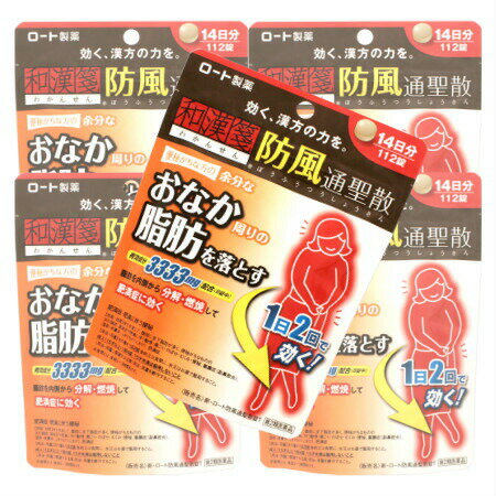 【第2類医薬品】新・ロート防風通聖散錠T 112錠 【5個セット】 (4987241141531-5)