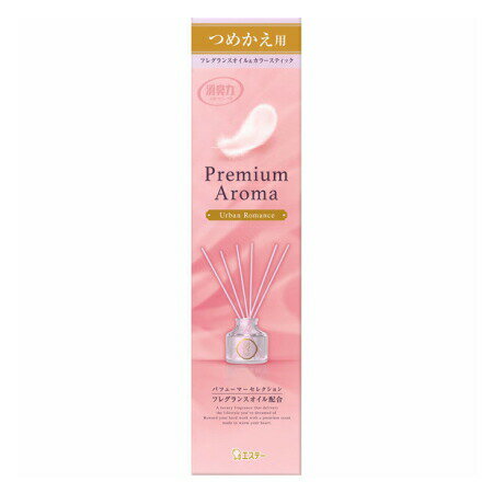 樂天商城 - 消臭力 Premium Aroma Stick つめかえ アーバンロマンス 50mL【3個セット】(4901070128525-3)
