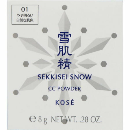コーセー 雪肌精 スノー CC パウダー 8g やや明るい自然な肌色01 (4971710272802)【メール便発送】