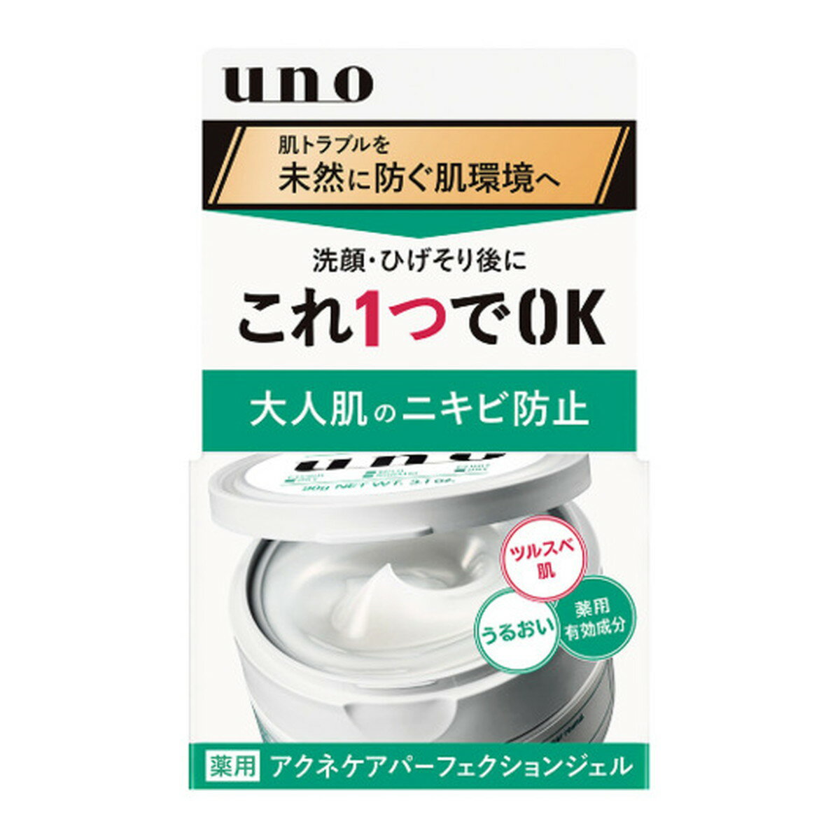 ファイントゥデイ ウーノ アクネケア パーフェクションジェル 90g(4550516474858)【定形外郵便発送】