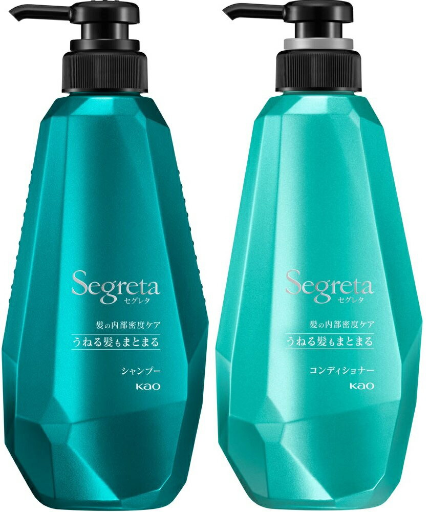 【シャンプー+トリートメント本体セット】花王 セグレタ うねる髪もまとまる 各430ml(4901301427717-731)のサムネイル