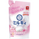 牛乳石鹸 ミルキィボディソープ フローラルせっけんの香り つめかえ用 360ml(4901525011679)【メール便発送】(4)