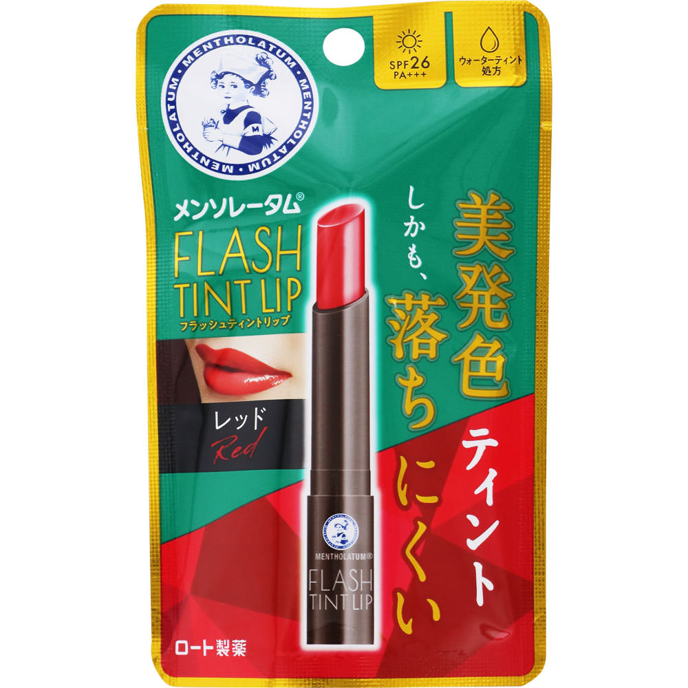 商品情報■ 特長 ウォーターティント処方で、つけたてのようなきれいな発色続く。しかも、落ちにくい。 いつでもつけたてのような美発色を叶えます。 うるおって、美発色続くウォーターティント処方 1．こだわりのトリートメントオイル＊（保湿成分）配合 ●スクワランオイル※1 ●ホホバオイル※2 ●アルガンオイル※3 ●アボカドオイル※4 ●シアバター※5 ●オリーブオイル※6 ※1 スクワラン ※2 ホホバ種子油 ※3 アルガニアスピノサ核油 ※4 アボカド油 ※5 シア脂 ※6 オリーブ果実油 2．ティント効果で、美発色キープ 時間がたっても、唇の水分に反応することで発色が長続きします。 UVカット SPF26 PA＋＋＋ 無香料 表示成分 ＜成分＞ スクワラン、トリ（カプリル酸／カプリン酸）グリセリル、パラフィン、水添ポリイソブテン、リンゴ酸ジイソステアリル、メトキシケイヒ酸エチルヘキシル、ビスジグリセリルポリアシルアジペート-2、トリポリヒドロキシステアリン酸ジペンタエリスリチル、ワセリン、シア脂、ポリエチレン、水添野菜油、アボカド油、トリイソステアリン酸ポリグリセリル-2、マイクロクリスタリンワックス、t-ブチルメトキシジベンゾイルメタン、（VP／エイコセン）コポリマー、オリーブ果実油、酸化チタン、ペンチレングリコール、黄4、赤201、マイカ、赤202、酸化スズ、赤218、ホホバ種子油、アルガニアスピノサ核油 用法・用量/使用方法 ＜使用方法＞ くちびるに軽く2〜3回重ねてつけてください。 ■クリックポスト発送の商品です■ こちらの商品はクリックポストで発送いたします。下記の内容をご確認下さい。 ・郵便受けへの投函にてお届けとなります。 ・代引きでのお届けはできません。 ・代金引換決済でご注文の場合はキャンセルとさせて頂きます。 ・配達日時の指定ができません。 ・紛失や破損時の補償はありません。 ・ご注文数が多い場合など、通常便や定形外郵便でのお届けとなることがあります。 ・配送状況追跡サービスをご利用頂けます。 ご了承の上、ご注文下さい。 【広告文責】 会社名：株式会社ファーストアクロス 　花×花ドラッグ TEL：048-501-7440 区分：日本製：ビューティーケア用品 メーカー：ロート製薬株式会社