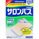 商品説明■　特徴■有効成分が浸透し効く ■しなやかで、やさしい貼りごこち ■目立ちにくいベージュ色 ■ちょっと大きめサイズ 4.6cm×7.2cm サロンパスの「密着浸透力」とは、サロンパスを肩こりや腰痛などの時に皮膚にぴったりと貼り患部をおおうことで、有効成分が外部に揮散せず、皮膚から深く浸透し痛みをジカにとります。 それがサロンパスの「密着浸透力」です。■　使用上の注意■■してはいけないこと■■ (守らないと現在の症状が悪化したり、副作用が起こりやすくなります。) 次の部位には使用しないでください。 (1)目の周囲、粘膜等。 (2)湿疹、かぶれ、傷口。 ■■相談すること■■ 1.次の人は使用前に医師、薬剤師又は登録販売者にご相談ください。 薬などによりアレルギー症状を起こしたことがある人。 2.使用後、次の症状があらわれた場合は副作用の可能性がありますので、直ちに使用を中止し、この箱を持って医師、薬剤師又は登録販売者にご相談ください。 関係部位:皮膚 症状:発疹・発赤、かゆみ、かぶれ、色素沈着、皮膚はく離 3.5~6日間使用しても症状がよくならない場合は使用を中止し、この箱を持って医師、薬剤師又は登録販売者にご相談ください。 ■　効能・効果肩こり、腰痛、筋肉痛、筋肉疲労、打撲、ねんざ、関節痛、骨折痛、しもやけ■　用法・用量1日数回患部に貼付してください。 ＜用法・用量に関連する注意＞ (1)小児に使用させる場合には、保護者の指導監督のもとに使用させてください。 (2)患部の皮膚は清潔にして貼ってください。 (3)皮膚の弱い人は同じ所には続けて貼らないでください。 ■　成分・分量成分:サリチル酸メチル 含量(膏体100g中):10.0g 成分:l-メントール 含量(膏体100g中):3.0g 成分:ビタミンE酢酸エステル 含量(膏体100g中):2.0g 添加物として、ケイ酸Al、香料、酸化チタン、スチレン・イソプレン・スチレンブロック共重合体、テルペン樹脂、ポリイソブチレン、流動パラフィンを含有します。 ■　保管及び取扱いの注意(1)直射日光の当たらない涼しい所に保管してください。 (2)小児の手の届かない所に保管してください。 (3)他の容器に入れ替えないでください (誤用の原因になったり、品質が変わることがあります)。 (4)開封後は袋の口を折りまげ、箱に入れて保管してください。 ■　お問い合わせ先本商品についてのお問い合わせは、お買い求めの薬局・薬店、又は下記の当社「お客様相談室」までお願い申し上げます。 お客様相談室 0120-133250 受付時間:9:00~12:00、13:00~17:50(土・日・祝日を除く) 製造販売元 久光製薬株式会社 〒841-0017鳥栖市田代大官町408番地 副作用被害救済制度 0120-149-931 ■　【広告文責】 会社名：株式会社ファーストアクロス 　花x花ドラッグ TEL：048-501-7440 区分：日本製・第(3)類医薬品 メーカー：久光製薬株式会社[医薬品・医薬部外品][肩こり・腰痛・筋肉痛][第3類医薬品][JAN: 4987188100578]