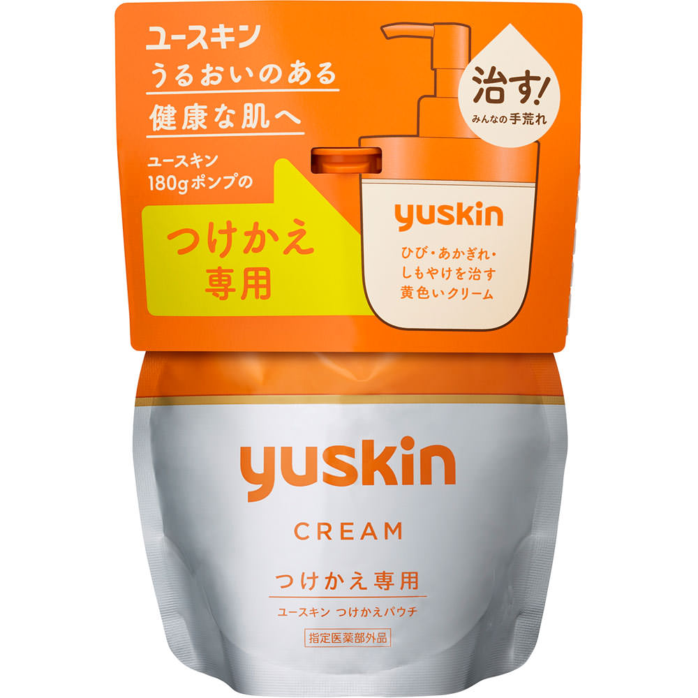 【指定医薬部外品】【2個セット】ユースキン製薬 ユースキン つけかえパウチ 180g (4987353190618-2)【定形外郵便発送】