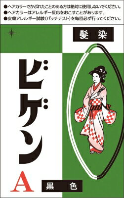 ホーユー　ビゲン　A 黒色(4987205010217)【メール便発送】