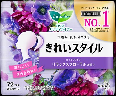 花王　ロリエきれいスタイル　ヒーリングブロッサム香り72コ入