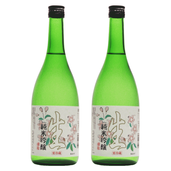 日本酒 純米吟醸酒 生酒 720ml×2本 ギフト 御祝 お祝 誕生日 お礼 内祝 プレゼント 還暦祝 退職祝 お酒 清酒 ギフト リピート お酒セット 花酔 酒造 広島 国産 自然発酵 醪 酵母 中硬水 おうち飲み おうち時間 リモート飲み会 忘年会 お土産 辛口 山田錦