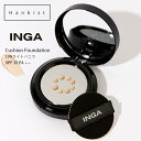 INGA タトゥークッションファンデ 韓国コスメ 19Nライトバニラ SPF35 PA++ インガ ファンデーション 化粧品 inga ベースメイク ベージュ バニラ カバー力 化粧下地 コスメ【国内発送】