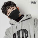 マスク 黒 デイリー ワンポイント ひとクセ 韓国 ブラック 秋冬 コットン フェイスマスク シルバー 三角 スタッズ メンズ 立体 サイクリング 暖かさ 防寒...