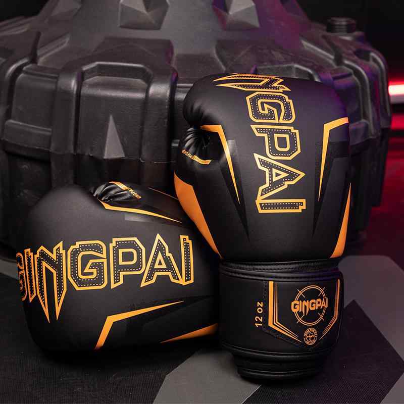 ボクシング グローブ プロ メンズ ロゴ入り レディース 運動 サンダ スポーツ ムエタイ 保護 大人 フィットネス 厚手 クッション