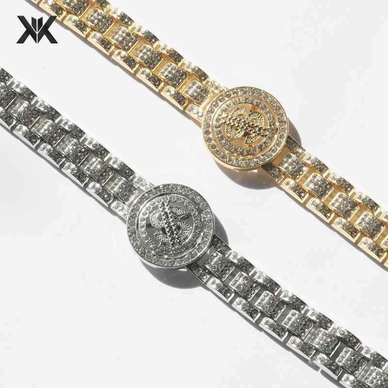 ネックレス ヒップホップ ダラー チェーン ショート ラインストーン ラッパー キラキラ キューバチェーン ファッション アクセント アクセサリー B系 ストリート