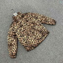 ジャケット アウター ヒョウ柄 男性用 Y2K 上着 冬 スリムフィット コットン カップル 男女 共有可能 レオパード 学生 メンズ レディース ブレッド コ...