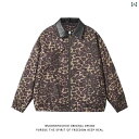 ジャケット ヒョウ柄 メンズ ユニセックス レディース レオパード ジップアップ 襟 PU レザー アウター 春秋 オーバーサイズ ティーンエイジャー 写真映え...