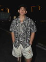 シャツ 半袖 トップス メンズ おしゃれ ワイルド アメリカン パイソン柄 メンズ レディース 夏 ハイエンド カジュアル 大きいサイズ ルーズフィット