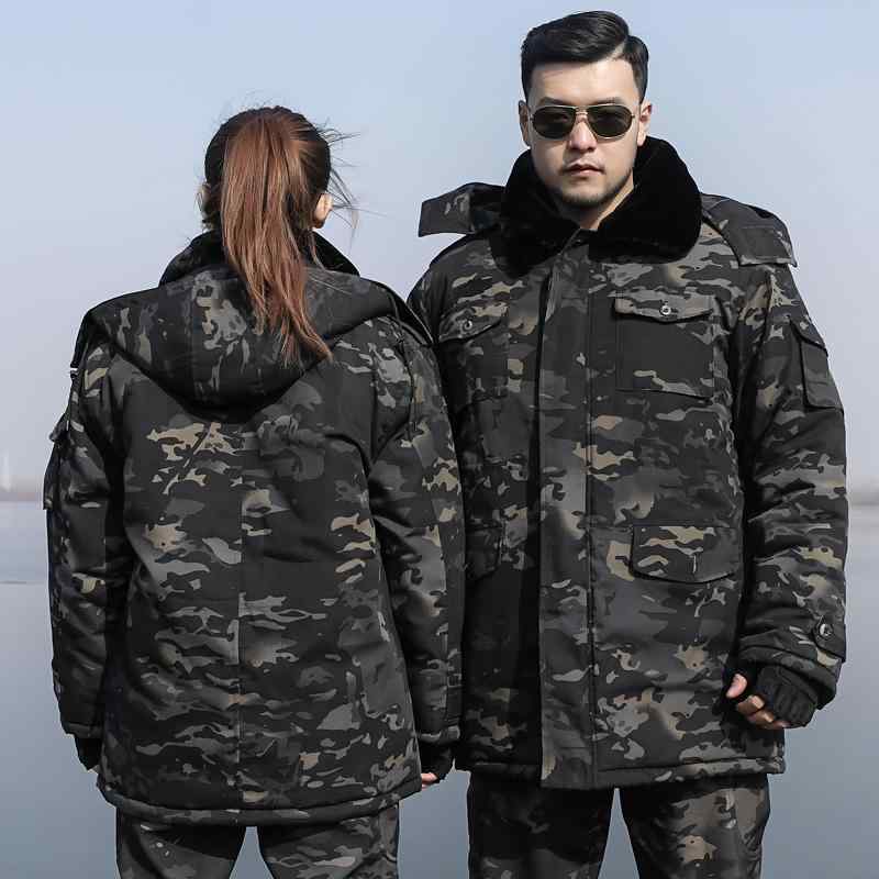 迷彩 ジャケット コート アウター おしゃれ ファッション カモフラージュ柄 冬 厚手 防寒 綿入り 女性 防水 暖かい 大きいサイズ フード付き アウトドア