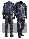 迷彩 ジャケット パンツ ズボン セットアップ 作業着 ワークウェア おしゃれ ファッション メンズ カモフラージュ柄 春秋 耐摩耗 防汚 大きいサイズ 長袖